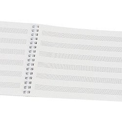 тетрадь для нот  а5 24л. альбомная  "музыкальная студия" на гребне