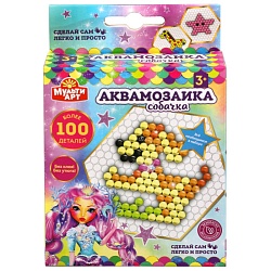 аква-мозаика 100 деталей. собачка