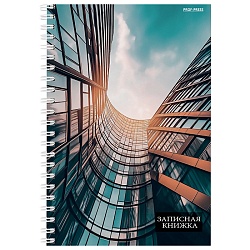 книжка записная  а5 100л "городская архитектура-3" на гребне