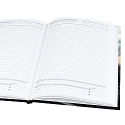 ежедневник недатированный  а5 128л. "оранжевый с чёрным автомобиль" 7бц глянц.лам.