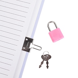 Блокнот 13*18см 48л  "Единорог" на спирали с замочком и ключиками