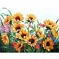 Алмазная  живопись "Darvish" 30*40см  Полевые цветы