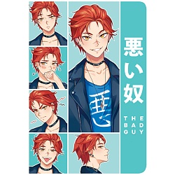 Блокнот-точкабук. Манга. Парень и девушка в линию А5  48л