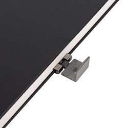 ежедневник а5 недатиров.  80л обложка кож.зам. на металлической застёжке