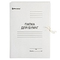 Папка картон. 300г/м2 с завязками, до 200 листов