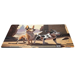 настольное покрытие для лепки а3 псы в пустыне
