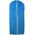 Чехол для одежды на молнии 60*137см из полиэстра синий