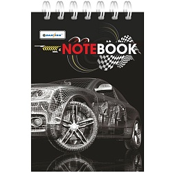 Блокнот  7*10см  60л  "Машины" на гребне