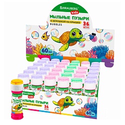 мыльные пузыри  60мл с игрушкой на крышке