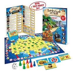 игра настольная «пиратский остров» ( в пакете)