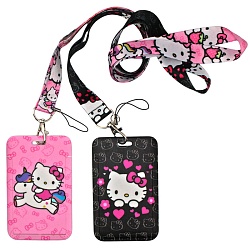 бейдж hello kitty 7х11 см, с цветной лентой