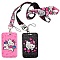 бейдж hello kitty 7х11 см, с цветной лентой
