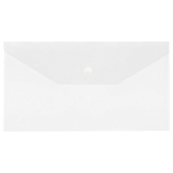 папка-конверт на кнопке с6 150мкм прозрачная