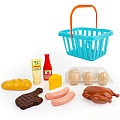 Игровой набор "Вкусные покупки" в корзинке