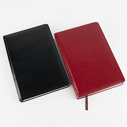 ежедневник а5 недатиров. 136л обложка кож.зам. ассорти