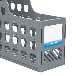 лоток вертикальный 1 отделение сборный серый