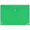 папка-конверт на кнопке а4 зеленая 160мкм