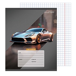 тетрадь  24л линейка  цв. обл "стильные авто" 