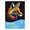 бумага цветная тонированная а4 12л. 12цв. "цветная лиса"