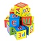 кубики пластиковые букварь 12шт/уп