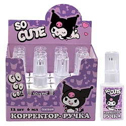 корректор-ручка kuromi 6мл с металич. наконечником