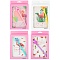 Блокнот подарочный  12*17см 38л  с ручкой "Фламинго" ассорти (4 вида)