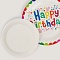 тарелка бумажная "happy birthday" 20шт.(d-18см*10шт+d-23см*10см) в наборе (5 видов)