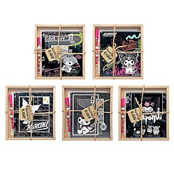 набор тетрадь  48л клетка  kuromi 2шт + ручка шариковая