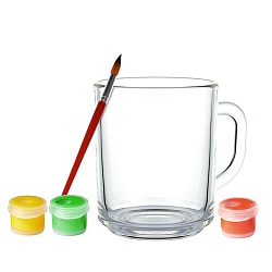 набор для творчества. кружка под роспись "цветочки"