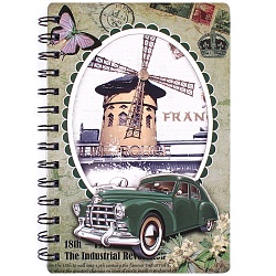 Блокнот  18,5*12см 60л на спирали с рисунком 3D "машинка"