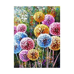 алмазная   живопись 40*50см разноцветные одуванчики