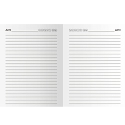 ежедневник недатированный  а6+ 112л  морозные узоры  7бц микротекстурирование тиснение фольгой