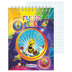 Блокнот 7*10см  60л  "Детские" на гребне плотность 55гр/м2