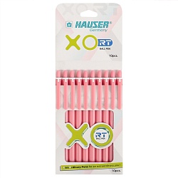 ручка автоматическая шариковая красная xo rt  hauser