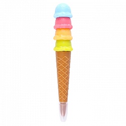 ручка шар. синяя "darvish" корпус в форме "мороженого"