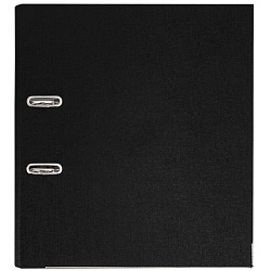 папка-регистратор  а4 5 см черная с мет. окантовкой