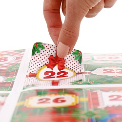 адвент-календарь в крафт пакетах