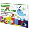 пластилин 16 цветов "brauberg" со стеком 320г