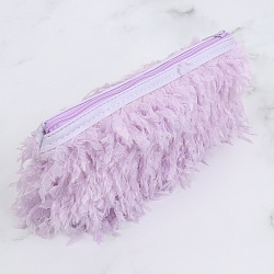 пенал на молнии сиреневый