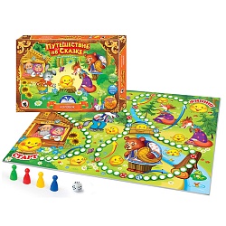 игра настольная. путешествие по сказке "колобок"