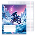 Тетрадь  18л клетка цв. обл "Neon Riders" 