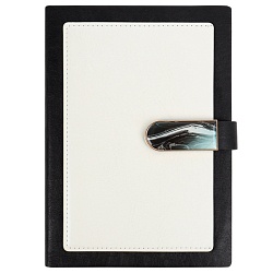 ежедневник а5 недатиров. 100л обложка кож.зам.  на магнитной застёжке черный