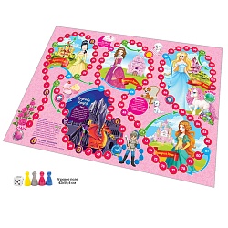 игра настольная бродилка а2 "принцессы и единорог"