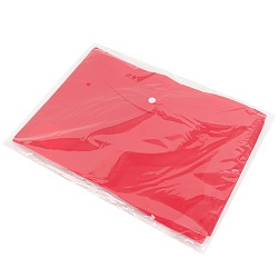 папка-конверт на кнопке а4 красная 160мкм