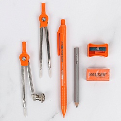 готовальня 10 предметов "tri-matrix" в метал. футляре 