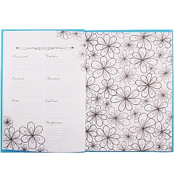 ежедневник-антистресс  а5  56л. "цветы"