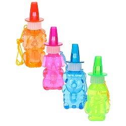 мыльные пузыри  80-100мл со свистком 12,5см