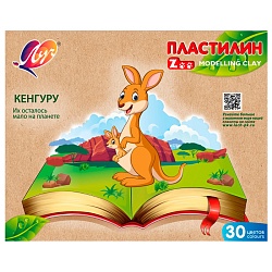 пластилин 30цв. "zoo" 450г луч