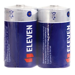 батарейка eleven d (r20) солевая 1,5в ( в упаковке 2 штуки)