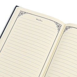 ежедневник а5 недатиров. 120л обложка бумвинил синий